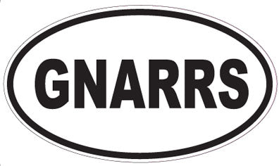 GNARRS - Oval Sticker