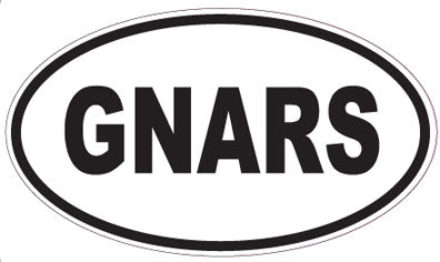 GNARS - Oval Sticker