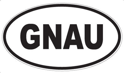GNAU - Oval Magnet