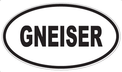 GNEISER - Oval Magnet