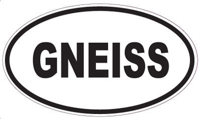 GNEISS - Oval Sticker