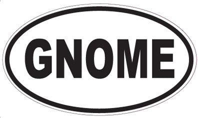 GNOME - Oval Magnet