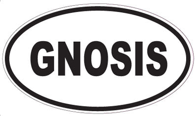 GNOSIS - Oval Sticker