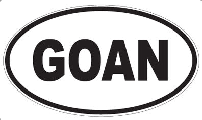 GOAN - Oval Magnet