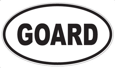 GOARD - Oval Magnet
