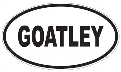 GOATLEY - Oval Magnet