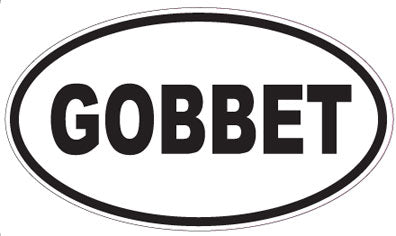 GOBBET - Oval Sticker