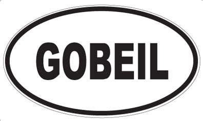 GOBEIL - Oval Magnet
