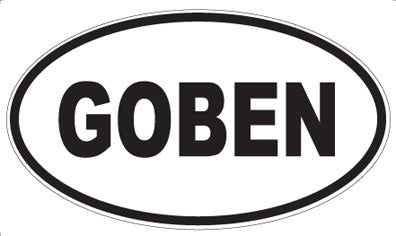 GOBEN - Oval Magnet