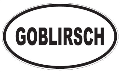 GOBLIRSCH - Oval Magnet