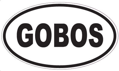 GOBOS - Oval Sticker