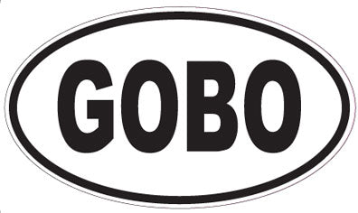 GOBO - Oval Sticker