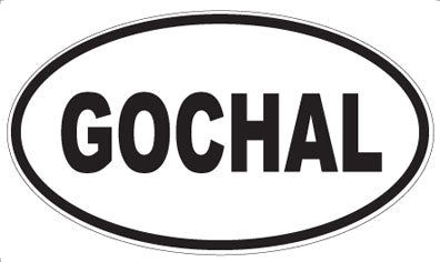 GOCHAL - Oval Magnet