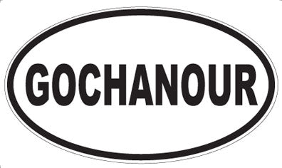GOCHANOUR - Oval Magnet