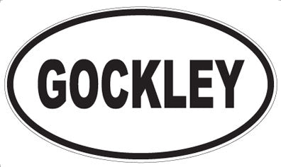 GOCKLEY - Oval Magnet