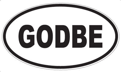 GODBE - Oval Magnet