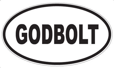 GODBOLT - Oval Magnet