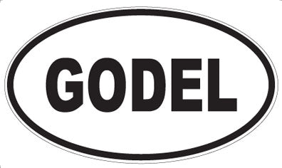 GODEL - Oval Magnet