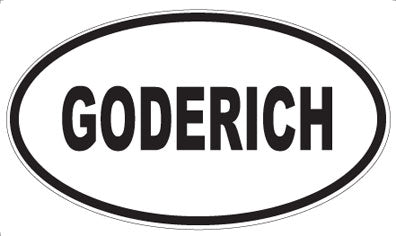 GODERICH - Oval Magnet