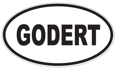 GODERT - Oval Sticker