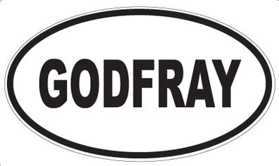 GODFRAY - Oval Magnet