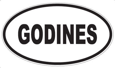 GODINES - Oval Magnet