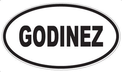 GODINEZ - Oval Magnet