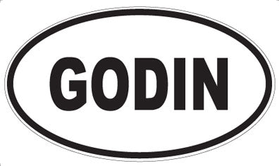 GODIN - Oval Magnet