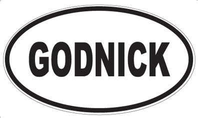 GODNICK - Oval Magnet