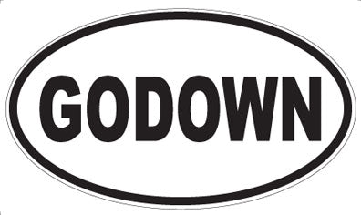 GODOWN - Oval Magnet