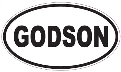 GODSON - Oval Sticker