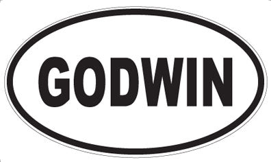 GODWIN - Oval Magnet