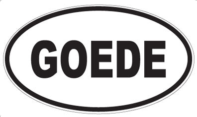 GOEDE - Oval Magnet