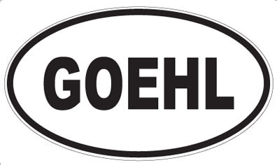 GOEHL - Oval Magnet