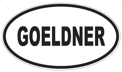 GOELDNER - Oval Magnet