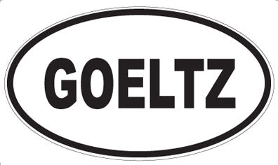 GOELTZ - Oval Magnet