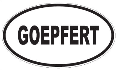 GOEPFERT - Oval Magnet