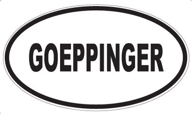 GOEPPINGER - Oval Magnet