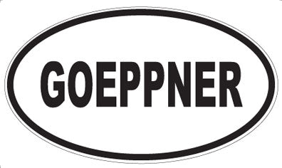 GOEPPNER - Oval Magnet