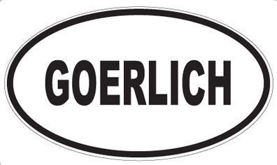 GOERLICH - Oval Magnet