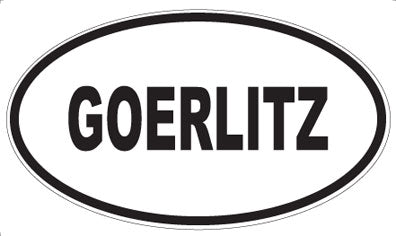 GOERLITZ - Oval Magnet