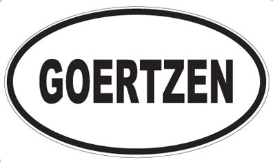 GOERTZEN - Oval Magnet