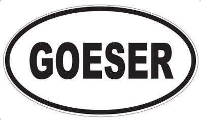 GOESER - Oval Magnet