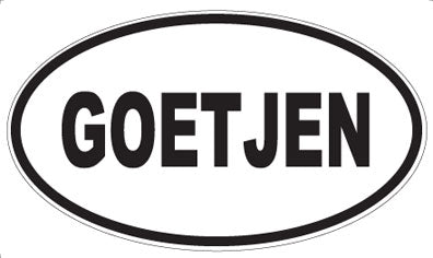 GOETJEN - Oval Magnet