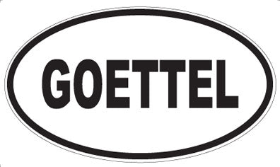 GOETTEL - Oval Magnet