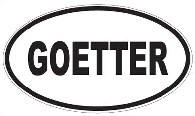 GOETTER - Oval Magnet