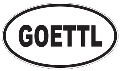 GOETTL - Oval Magnet
