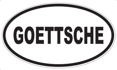 GOETTSCHE - Oval Magnet