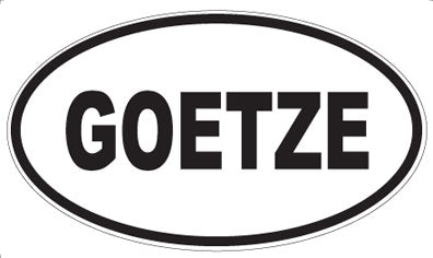 GOETZE - Oval Magnet