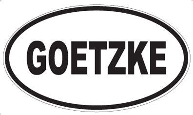 GOETZKE - Oval Magnet